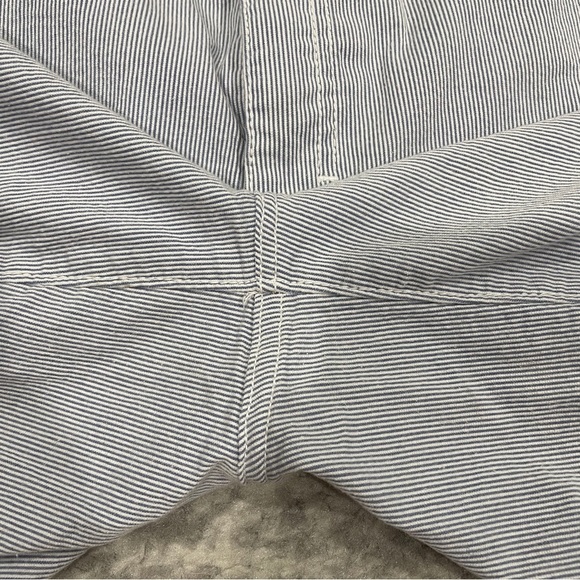 Riders by Lee Blue Striped Midrise Shorts - Picture 4 of 9